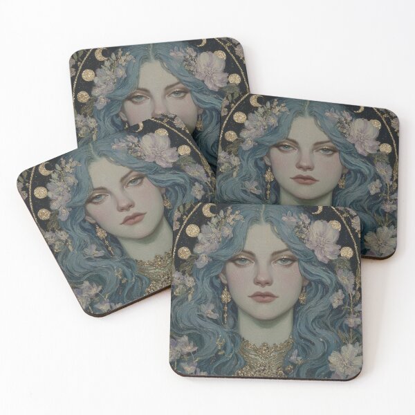 Item preview, Golden cerulean goddess designed and sold by MendaciousMina.