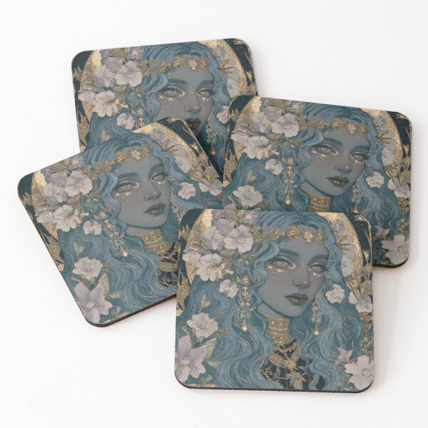 Item preview, Golden cerulean goddess designed and sold by MendaciousMina.