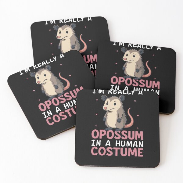 Item preview, I'm Really A Opossum In A Human Costume Funny Opossum Lover Animal Humor designed and sold by StickChic.