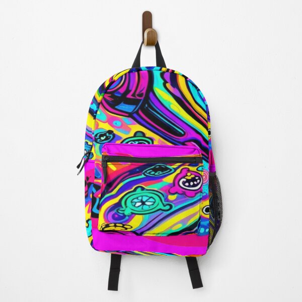Item preview, Trippy Neon Psychedelic Rainbow Chaos designed and sold by ItzLacarth.