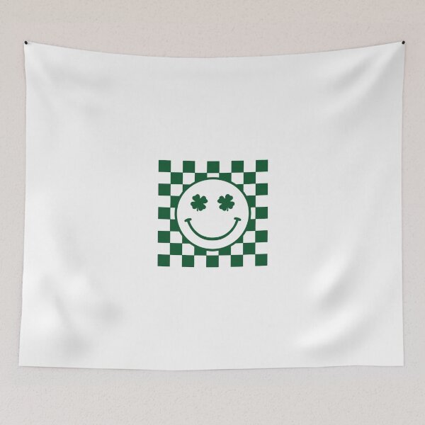 Item preview, Funny St Patrick's Day, Checkered Shamrock Happy Face, Cute Teaching,St. Paddy’s Day 2 designed and sold by RamblingerArt.