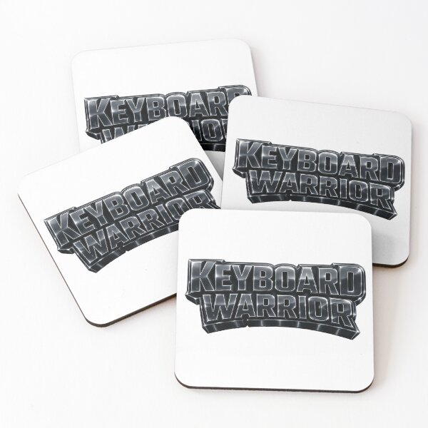 Item preview, Keyboard Warrior Metal Sign designed and sold by ThoughtsInTheOpen.