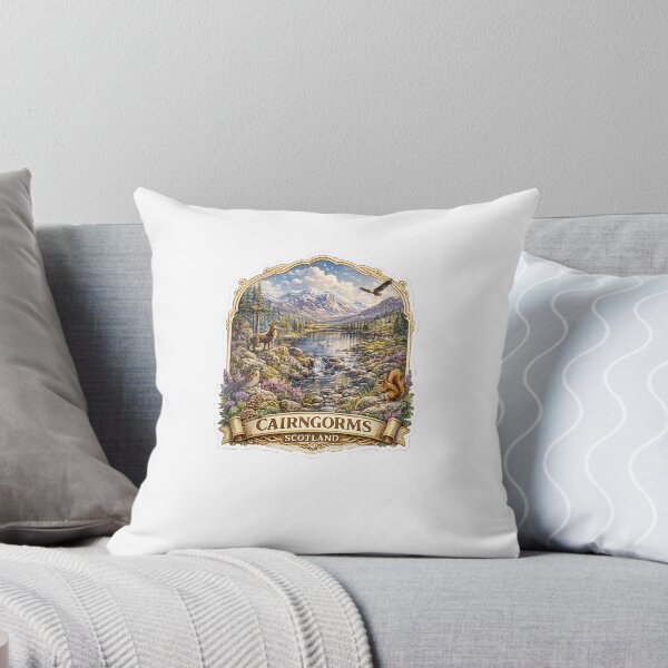 Item preview, Cairngorms Scotland 4K Sticker – Highland Mountain Landscape Nature Art designed and sold by Luxureheaven.