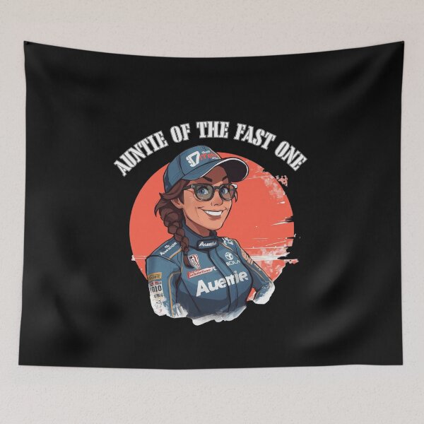 Item preview, Auntie of The Fast One-race car, pit crew, family matching, birthday boy designed and sold by ChameraDesign.
