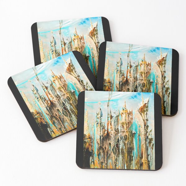 Item preview,  Skyline 1970's Vintage Sci-Fi  Art  designed and sold by Talalalnajada.