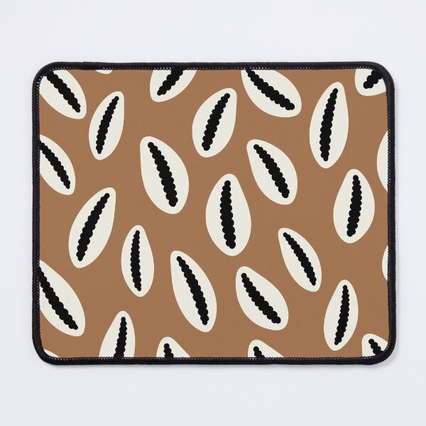 Item preview, Tribal Cowrie Shell Pattern - Earthy Brown Boho Coastal Design designed and sold by The High Hippo.