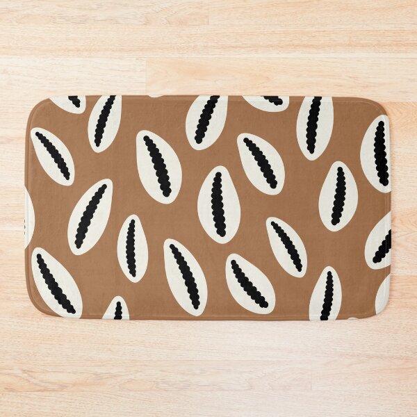 Item preview, Tribal Cowrie Shell Pattern - Earthy Brown Boho Coastal Design designed and sold by The High Hippo.