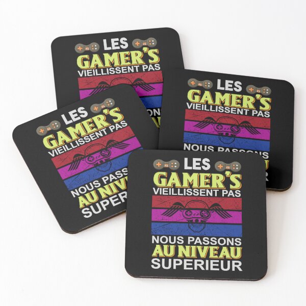 Item preview, Les Gamers Ne Vieillissent Pas - Level Up Retro Gaming designed and sold by MOFAPPAREL.