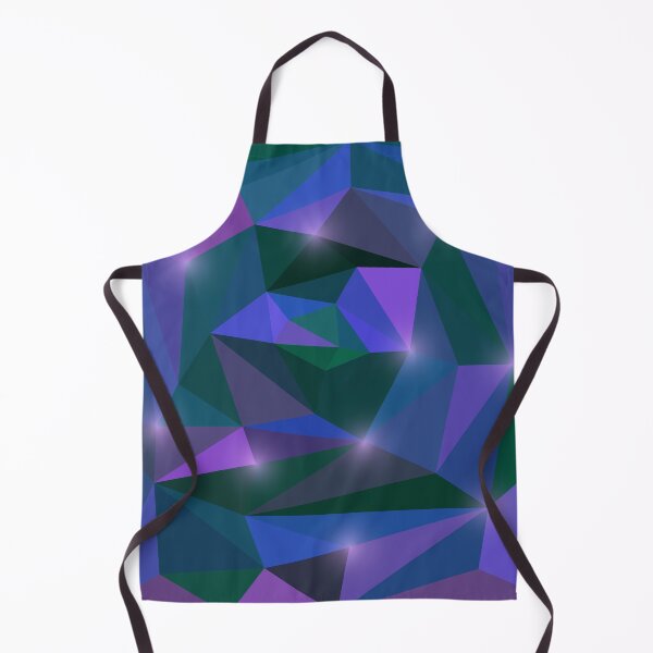 Item preview, Abstract Geometric Crystal Mosaic in Blue and Purple designed and sold by SolutionsArt.