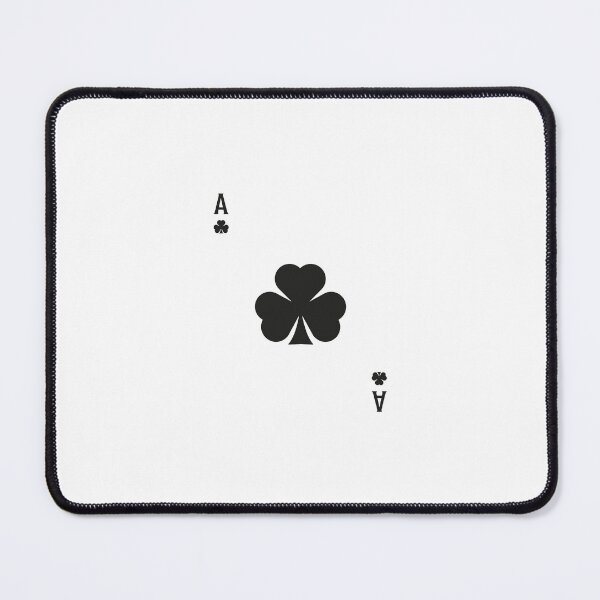 Item preview, ACE OF CLUBS JET BLACK designed and sold by bembureda.