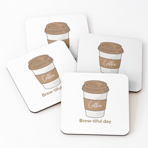 Item preview, Have a Brew-tiful Day - Minimalist Coffee Cup designed and sold by Artsy Corner.