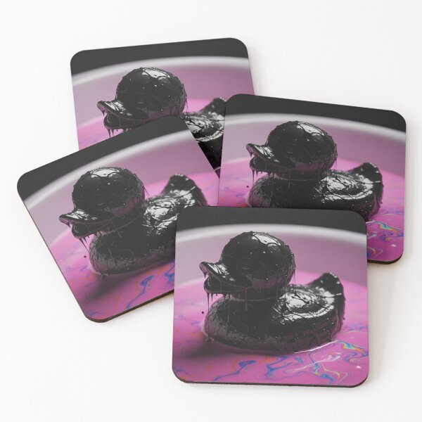 Item preview, The Viscous Shadow: Tar & Neon Pink designed and sold by DuckOddity.