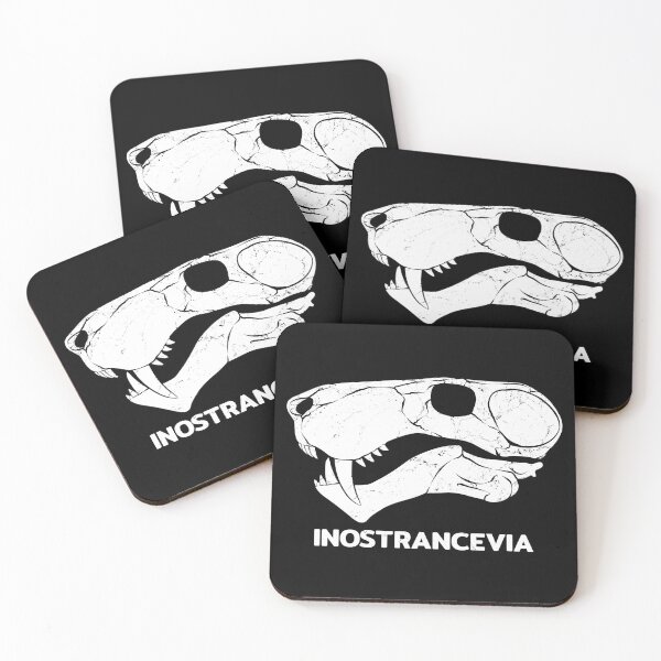 Item preview, Inostrancevia fossil skull designed and sold by NicGrayGraphic.