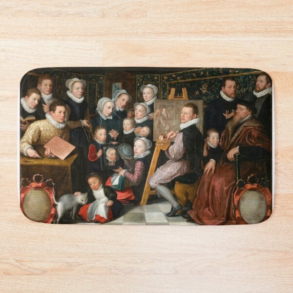 Item preview, Otto Van Veen Family Portrait Renaissance Painter Studio Scene designed and sold by TheSoulOfArt.