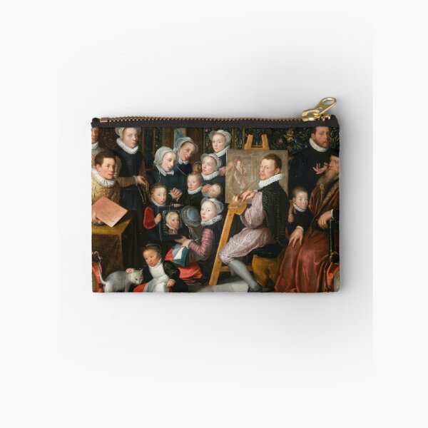 Item preview, Otto Van Veen Family Portrait Renaissance Painter Studio Scene designed and sold by TheSoulOfArt.