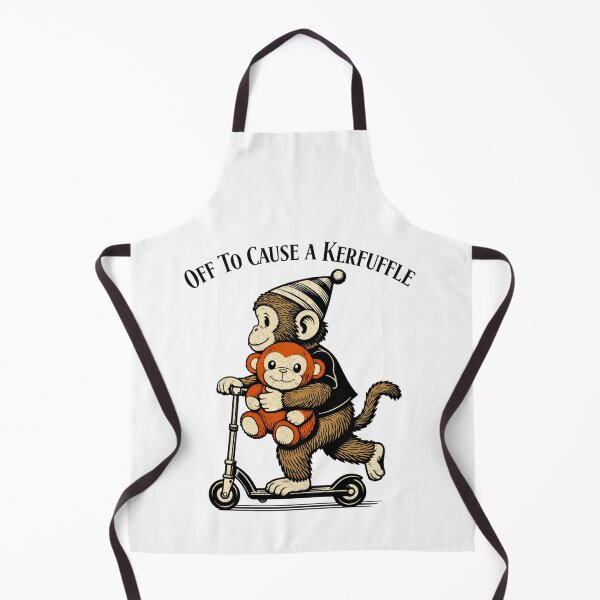 Item preview, Off to Cause A Kerfuffle Punch Monkey Scooter Wizard designed and sold by FreshVibe Prints.