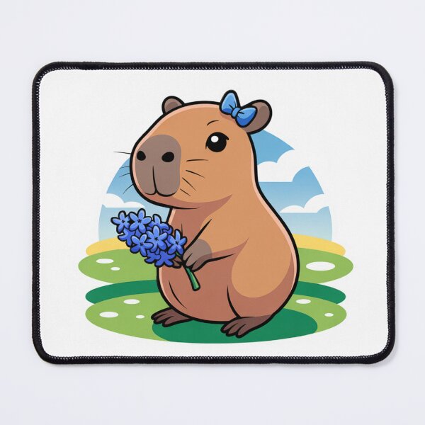 Item preview, Spring Capybara - hyacinth designed and sold by JancaMo.