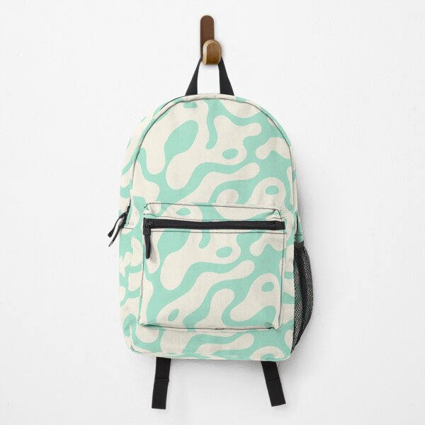 Item preview, Mint Green Abstract Pattern – Retro Organic Seamless Blob Design designed and sold by silent ocean.