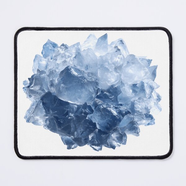 Item preview, Blue Crystalline Ice Cluster with Sharp Frozen Shards designed and sold by Niageadon.