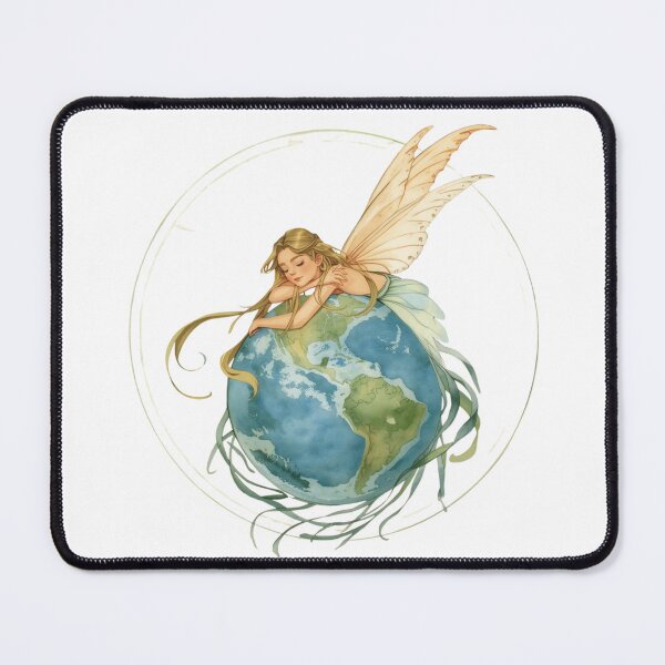 Item preview, A Fairy Hugging Planet Earth designed and sold by Soulstar Designs.