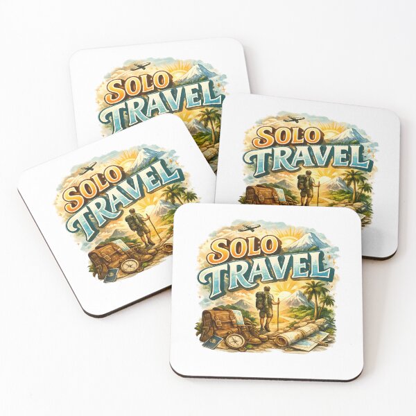 Item preview, Cute Solo Travel Art Traveling Wanderlust Art Perfect Tote Bag Gift Idea designed and sold by Divakar Fashion.
