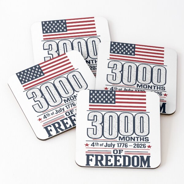 Item preview, 3000 Months Of Freedom American Flag designed and sold by FreshVibe Prints.