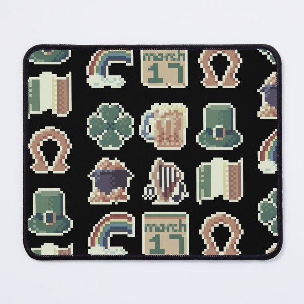 Item preview, St. Patrick's Day set full pixelart pattern designed and sold by PixelMilkyWay.