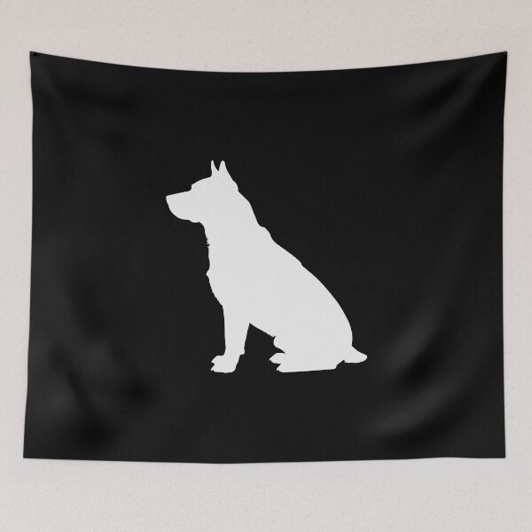 Item preview, Dog Profile Silhouette – Minimal Animal Design designed and sold by BrushRushX.