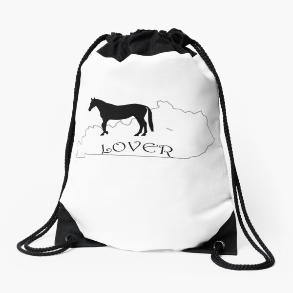 Kentucky Horse Lover Gifts Drawstring Bag