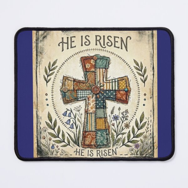 Item preview, Boho Cross Christian Art designed and sold by RiseSpirit.