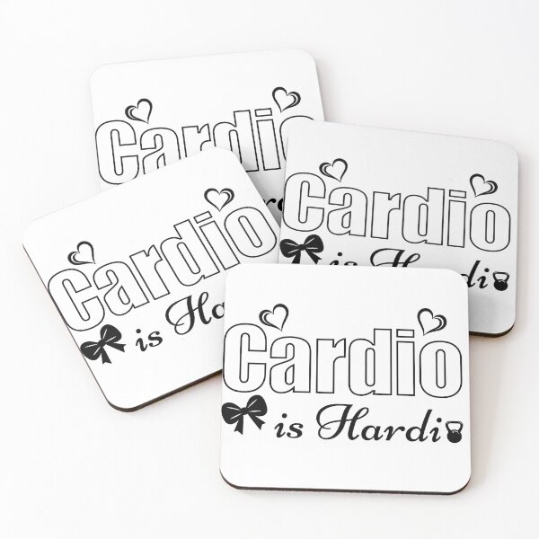 Item preview, Cardio Is Hardio - Funny Workout & Fitness Quote designed and sold by Abaseen.