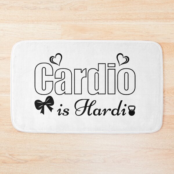 Item preview, Cardio Is Hardio - Funny Workout & Fitness Quote designed and sold by Abaseen.
