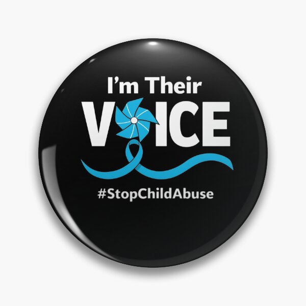 Item preview, Child Abuse Prevention Awareness Pinwheel Blue Ribbon  designed and sold by clothesy7.