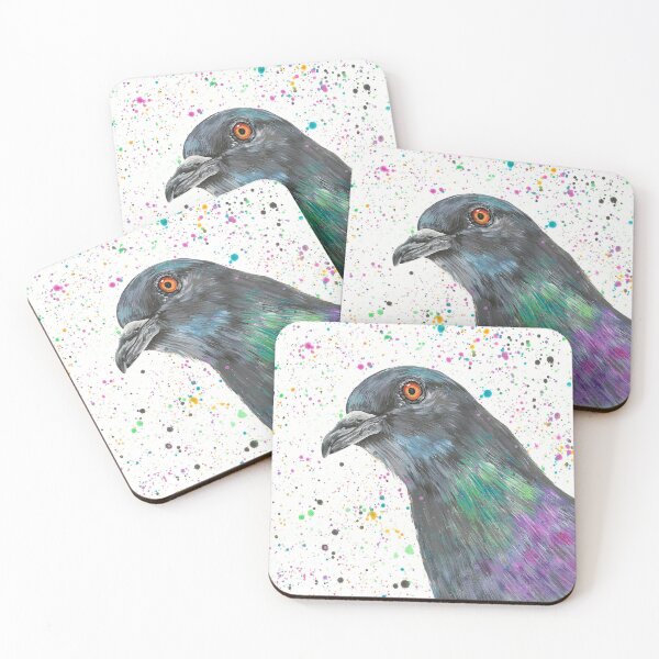 Item preview, Peek a Boo Pigeon designed and sold by EmmaLCArtShop.