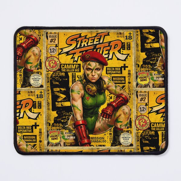 Item preview, Street Fighter Cammy Retro Comic Cover Pop Art designed and sold by Back2Collage.