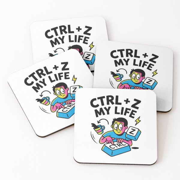 Item preview, CTRL Z My Life – Programmer Humor Design designed and sold by artofbelletz.