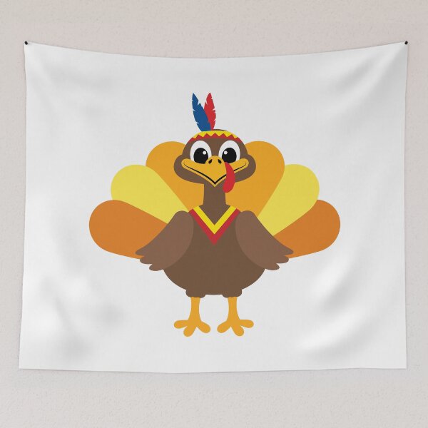 Item preview, Cute Thanksgiving Turkey designed and sold by Captain Creative.