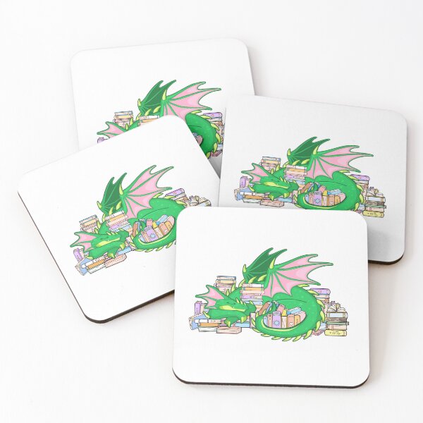 Item preview, Book-Loving Dragon  designed and sold by SparklefilthStudios.