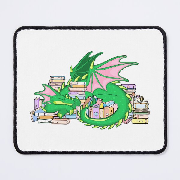 Item preview, Book-Loving Dragon designed and sold by SparklefilthStudios.