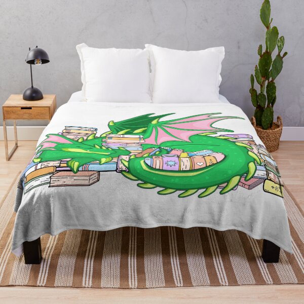 Item preview, Book-Loving Dragon  designed and sold by SparklefilthStudios.