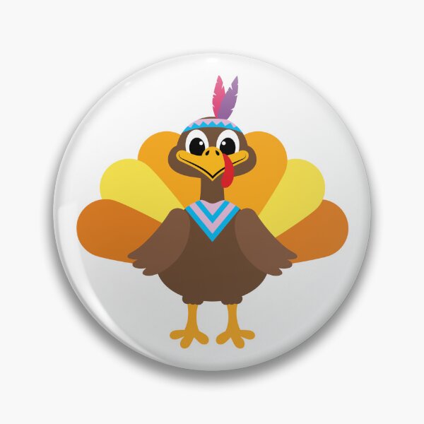 Item preview, Cute Thanksgiving Turkey designed and sold by Captain Creative.