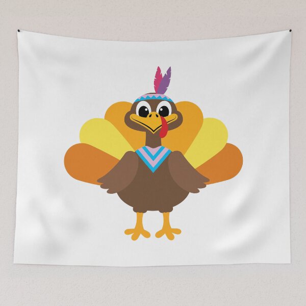 Item preview, Cute Thanksgiving Turkey designed and sold by Captain Creative.