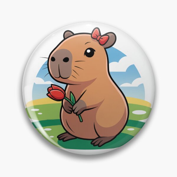 Item preview,  Spring Capybara - tulip designed and sold by JancaMo.
