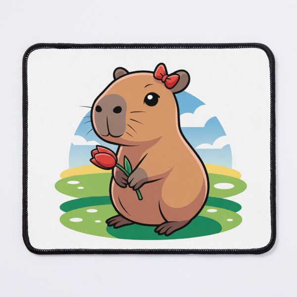 Item preview, Spring Capybara - tulip designed and sold by JancaMo.