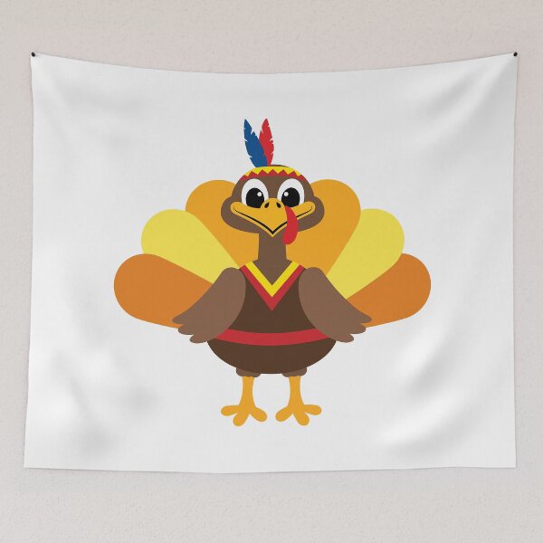 Item preview, Cute Thanksgiving Turkey designed and sold by Captain Creative.