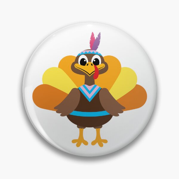 Item preview, Cute Thanksgiving Turkey designed and sold by Captain Creative.