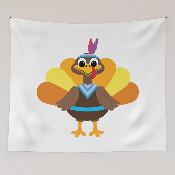 Item preview, Cute Thanksgiving Turkey designed and sold by Captain Creative.