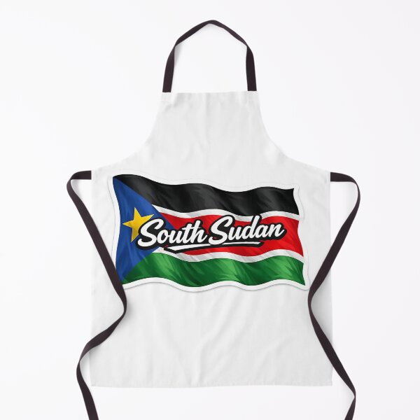 Item preview, South Sudan Flag Shirt – Waving South Sudan National Pride Design designed and sold by GarnerSupplyCo.