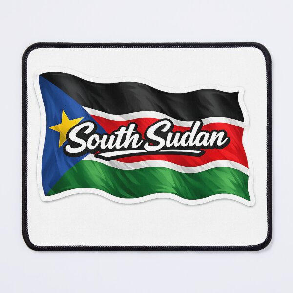 Item preview, South Sudan Flag Shirt – Waving South Sudan National Pride Design designed and sold by GarnerSupplyCo.