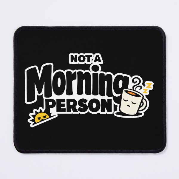 Item preview, Not a Morning Person with outlin designed and sold by ElevatedGrear.